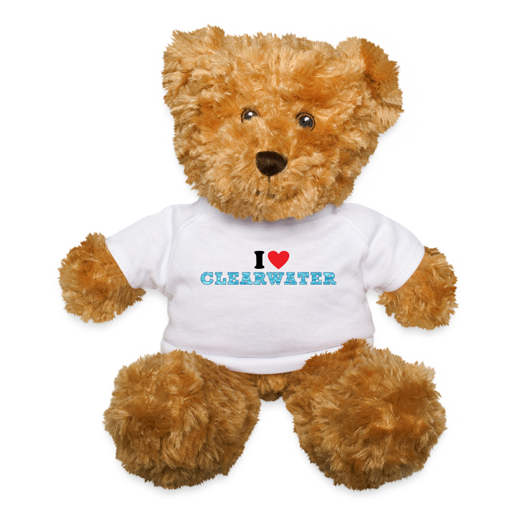 I ❤️ CLEARWATER Teddy Bear - white