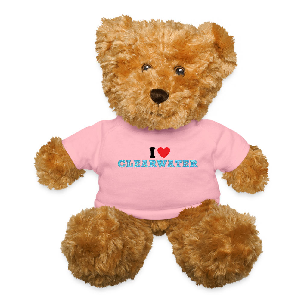 I ❤️ CLEARWATER Teddy Bear - petal pink